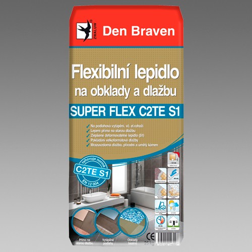 Flexibilní lepidlo na obklady a dlažbu SUPER FLEX C2TES1