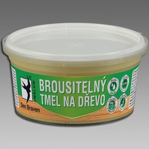 Brousitelný tmel na dřevo