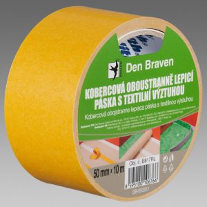 Kobercová oboustranně lepicí páska s textilní výztuhou