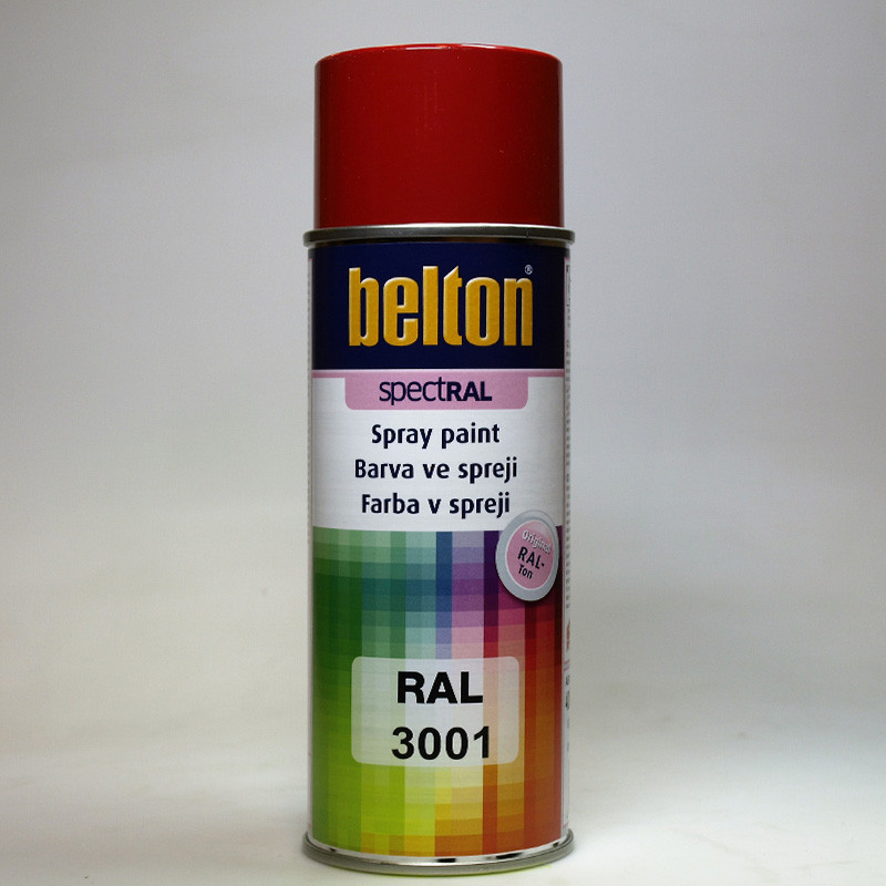Belton SPECTRAL barva ve spreji RAL 3001 červená signální 400 ml.