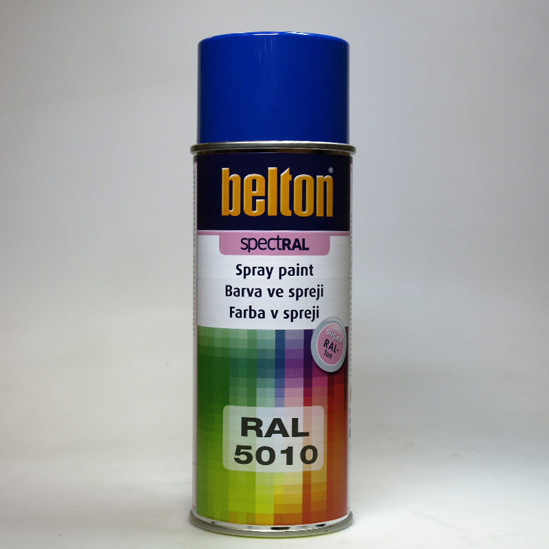 Barva ve spreji Belton SPECTRAL RAL 5010 modrá enziánová