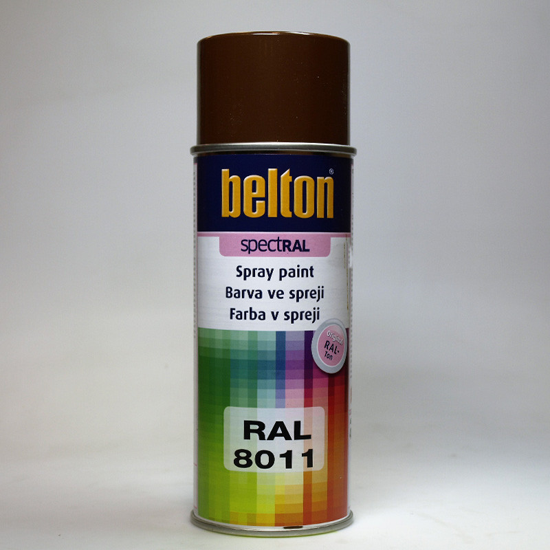 Barva ve spreji Belton SPECTRAL RAL 8011 hnědá oříšková