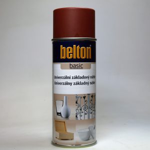 Belton BASIC univerzální základový nátěr ve spreji červenohnědý