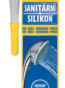 Sanitární silikon SOUDAL šedý 300 ml