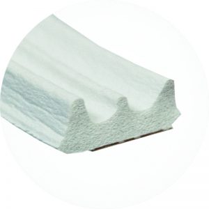 Těsnění gumové do oken a dveří (E 6mx9mmx4mm, bílá)