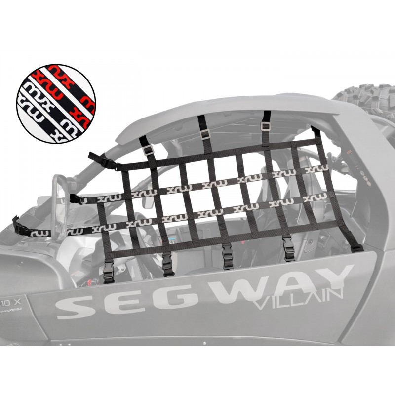 XRW ROLL CAGE NETS BLACK / RED - SEGWAY VILLAIN SX10