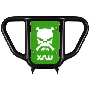 XRW FRONT BUMPER XR9 BLACK PHD GREEN - YAMAHA YFZ 450R
