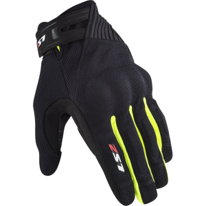 LS2 DART 2 MAN GLOVES BLACK H-V YELLOW XXL