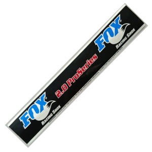 Decal: O/R, 2.0 Series Body, Black, Blue, Silver  (6.26 X 1.10)