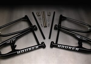 Houser A-Arms Yamaha YFZ450 06-13/Raptor 700 2006-20 Regular Travel +2 (Black)
