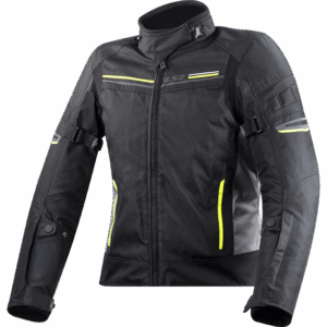 LS2 SHADOW LADY JACKET BLACK TITAN H-V YELLOW XL