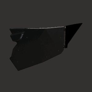 XRW KIT DOORS RXR2 (closing) BLACK - RZR 1000