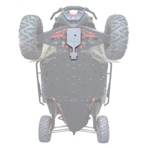 XRW FRONT DIFF SKID PLATE ALUM - CAN-AM MAVERICK X3 XRS