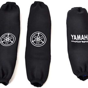 XRW SHOCK COVER BLACK NEOPRENE - YAMAHA YFM 700 R