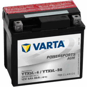 Varta 12V/4Ah moto LF, YTX5L-4/YTX5L-BS Access DRR,TGB Bullet