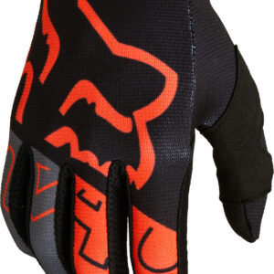 FOX 180 Skew Glove - S, Black/Orange MX