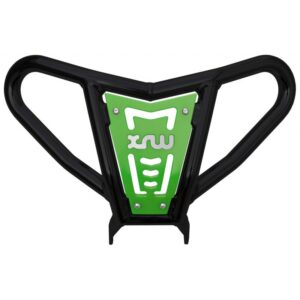 XRW FRONT BUMPER X17 BLACK PHD GREEN - CAN-AM DS 450EFI