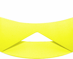 LS2 FF390 AIR VENT BACK HI VIS YELLOW (BOLD) FF390