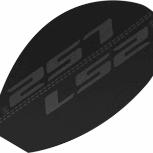 LS2 PLATE ALUMINUM CHIN BAR FF399 MATT BLACK