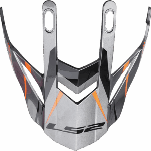 LS2 MX436 EVO PEAK KNIGHT TITANIUM ORANGE