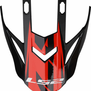 LS2 MX437 EVO PEAK ROAR BLACK RED