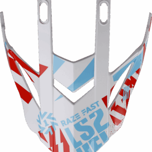 LS2 MX437 EVO PEAK FUNKY RED WHITE