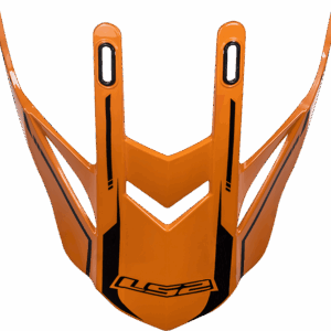 LS2 MX437 PEAK CORE BLACK ORANGE