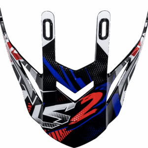 LS2 MX437 PEAK STRONG WHITE BLUE RED