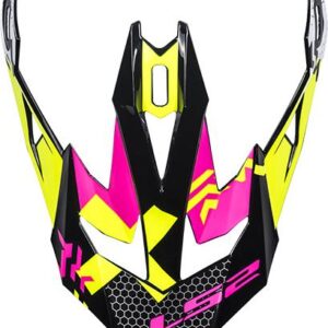 LS2 PEAK MX470 TRIPLEX BLACK PINK YELLOW