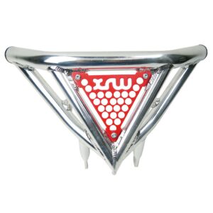 XRW BUMPER XR10 POLISHED PHD RED - DINLI DMX 450