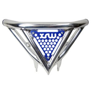 XRW FRONT BUMPER XR10 POLISHED PHD BLUE YAMAHA WARRIOR