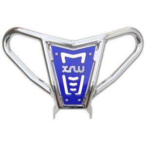 XRW FRONT BUMPER X17 POLISHED PHD BLUE - KYMCO KXR 250