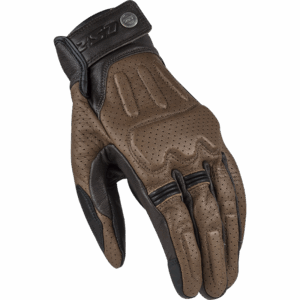 LS2 RUST MAN GLOVES BROWN LEATHER S