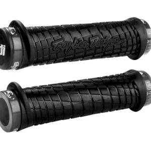 ODI GRIPS Troy Lee Designs Signature ATV Lock-On Bonus Pack Black w/Grey Clamps