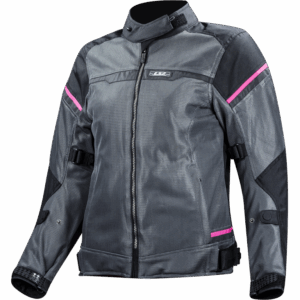LS2 RIVA LADY JACKET BLACK DARK GREY PINK XL