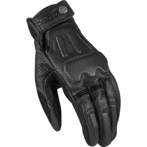 LS2 RUST MAN GLOVES BLACK LEATHER S