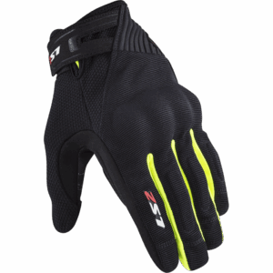 LS2 DART 2 MAN GLOVES BLACK H-V YELLOW M