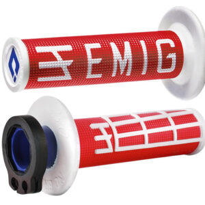 ODI GRIPS MX Lock-on v2 EMIG 4-Stroke Red/White