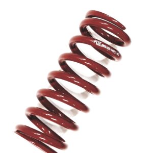 Spring:(T) 8.000 TLG X 2.250 ID X 400 lbs/in, Dark Red