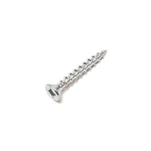 VIS TETE PLATE NIBS V-REX AUTO PERCANTE#8 1 1I4 ZINC BLANC