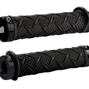 ODI GRIPS X-TREME ATV grips 130mm Black w/Black LOCK-ON