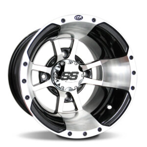 ITP SS112, 10x8 (3+5) Machined w/Black 4/110
