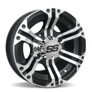 ITP SS212, 12x7 (4+3) Machined w/Black 4/156