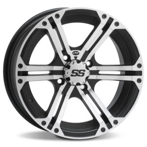 ITP SS212, 14x8 (5+3) Machined w/Black 4/110