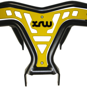 XRW FRONT BUMPER X16 - SUZUKI LTR 450 BLACK YELLOW PHD
