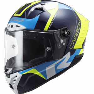 LS2 FF805 THUNDER C RACING1 GL.BLUE H-V YELLOW XL