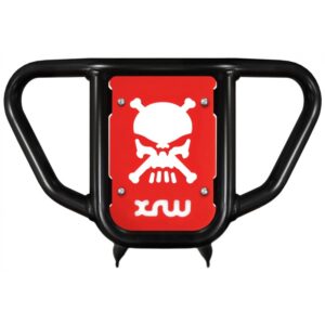 XRW FRONT BUMPER XR9 BLACK PHD RED - YAMAHA YFM 700R