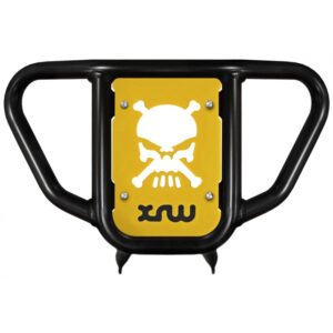 XRW FRONT BUMPER XR9 BLACK PHD YELLOW - YAMAHA YFM 700R