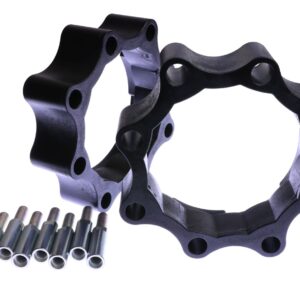 XRW WHEEL SPACERS POLYAMIDE BLACK - 45mm Ø156 - Ø144
