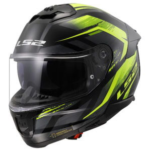LS2 FF808 STREAM II FURY BLACK H-V YELLOW-06 3XL